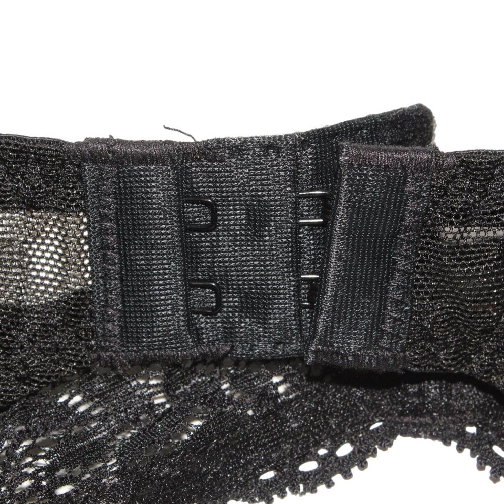 Gilligan & O'Malley Womens Size Large Black Lace Garter Belt Hook & Eye Closure - Picture 5 of 7